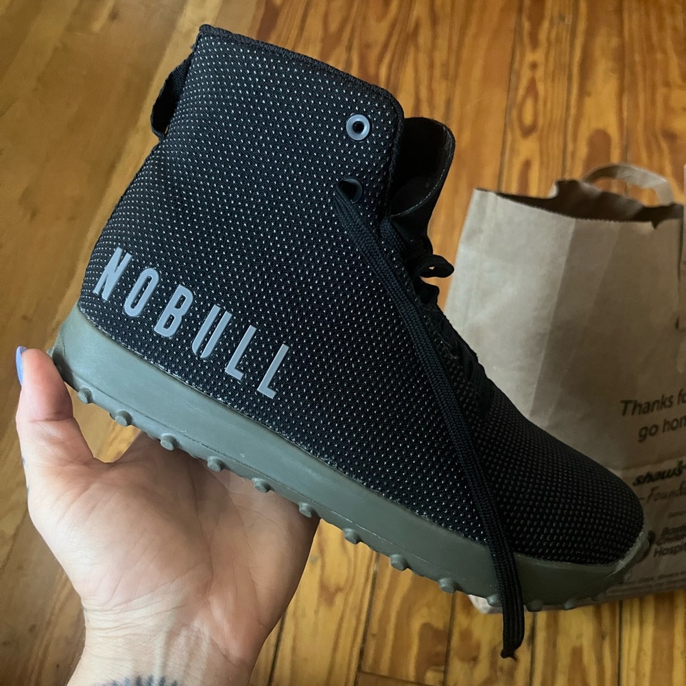 NOBULL Black and Gray High-Top Sneakers